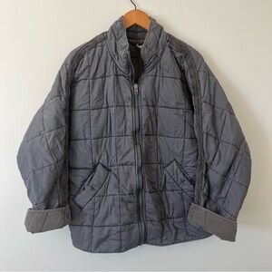 Free People Quilted Dolman Jacket Womens | Grey | Sz Medium